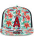 Фото #2 товара Men's Los Angeles Angels Tropic Floral Golfer Snapback Hat