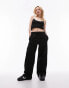 Фото #3 товара Topshop Petite straight leg jogger in black