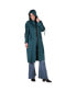Фото #3 товара Women's Denim Tencel Hooded Long Trench Coat