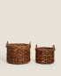 Фото #1 товара Large chunky rattan basket