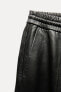 Фото #13 товара Кожаные брюки со стрелками — zw collection ZARA