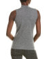 Фото #2 товара Sofiacashmere Mock Neck Cashmere Tank Women's