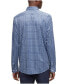 ფოტო #2 პროდუქტის Men's Printed Performance-Stretch Slim-Fit Dress Shirt