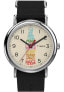 Timex Unisex Weekender Coca Cola Cream Dial Quartz Black Watch - TW2V29800 NEW