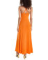 Ted Baker Rib Maxi Dress Women's Orange 2