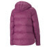 Фото #4 товара Puma Forever Luxe Hooded Full Zip Jacket Womens Purple Casual Athletic Outerwear