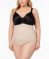 ფოტო #1 პროდუქტის Women's Extra Firm Tummy-Control Sheer Trim High Waist Brief 2785