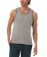 Фото #1 товара Men's Keeper Vintage-Like Jersey Ringer Tank Top