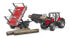 Фото #5 товара Bruder Massey Ferguson + Frontloader and timber trailer - Black - Red - Silver - Tractor model - Plastic - 3 yr(s) - Boy - 1:16