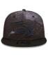 Фото #4 товара Бейсболка New Era Мужская черная New England Patriots Ink Dye 2022 Sideline 9FIFTY Snapback Hat