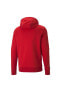 Ferrari Style Hooded Sweat Jacket Kırmızı Erkek Fermuarlı Hoodie