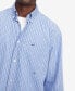 Фото #3 товара Men's Classic Fit Long-Sleeve Button-Down Striped Poplin Shirt