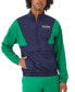 Men's Half-Zip Colorblocked Long Sleeve Jacket