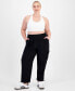 Фото #4 товара Брюки спортивные ID Ideology plus Size Commuter Cargo Pants, созданные для Macy's