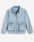 ფოტო #5 პროდუქტის Women's Denim Chore Jacket, Created for Macy's