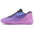 Фото #3 товара Puma Stewie 1 Causing Trouble Basketball Womens Pink, Purple Sneakers Athletic
