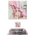 Набор из четыре рамок Полотно Розовый Мрамор 35 x 7 x 35 cm (6 штук)