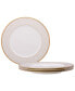 Фото #1 товара Noble Pearl Set Of 4 Dinner Plates, 11"