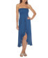 Фото #1 товара Strapless High-Low Dress Cover-Up