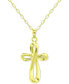 ფოტო #1 პროდუქტის Infinity Cross Pendant Necklace, 16" + 2" extender, Created for Macy's