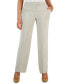 Фото #1 товара Women's Mid-Rise Extended-Tab Straight-Leg Trousers