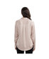 Women's Satin Blouse with Patch Pockets