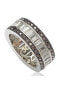 Фото #2 товара Suzy Levian Sterling Silver Cubic Zirconia Baguette Modern Eternity Band