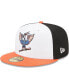 Фото #1 товара Men's Black, Orange Delmarva Shorebirds Marvel x Minor League 59FIFTY Fitted Hat