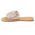 Фото #3 товара BEACH by Matisse Baxter Flat Womens Gold Casual Sandals BAXTER-712