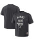 ფოტო #1 პროდუქტის Men's NBA x Anthracite Miami Heat Heavyweight Oversized T-shirt