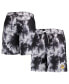 Men's Black Los Angeles Lakers Splash Volley Swim Shorts