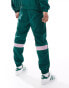 Фото #4 товара adidas Original 80s woven trackpants in collegiate green