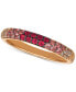 ფოტო #1 პროდუქტის Strawberry Layer Cake Multi-Gemstone (1/2 ct. t.w.) Ring in 14k Rose Gold