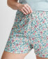 Фото #10 товара Пижама State of Day женские шорты для сна с принтом XS-3X, созданные для Macy's