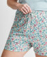 Women's Printed Knit Sleep Shorts XS-3X, Created for Macy's