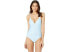 Фото #1 товара Splendid Women's 189627 Solid Removable One-Piece Swimsuit Size L