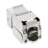 Фото #2 товара InLine RJ45 Keystone Jack Snap-In module Cat.6a - with dust cover black