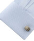 ფოტო #4 პროდუქტის Men's Stainless Steel Tartan Plaid Cufflinks