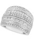 ფოტო #1 პროდუქტის Diamond Wide Band Multi-Row Statement Ring (2 ct. t.w.) in Sterling Silver