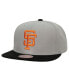 ფოტო #1 პროდუქტის Men's Gray San Francisco Giants Cooperstown Collection Away Snapback Hat