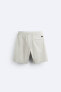 Jogger waist bermuda shorts