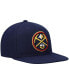 Фото #4 товара Men's Navy Denver Nuggets Ground 2.0 Snapback Hat