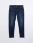 River Island – Schmale Jeans in Dunkelblau