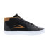 Фото #2 товара Lakai Flaco II Mid MS3220113A00 Mens Black Skate Inspired Sneakers Shoes