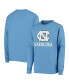 ფოტო #4 პროდუქტის Big Boys Carolina Blue North Carolina Tar Heels Lockup Long Sleeve T-shirt