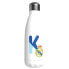 Фото #1 товара Бутылка для воды Real Madrid с инициалом K из нержавеющей стали 550 мл
