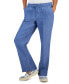 Фото #1 товара Petite 100% Linen Drawstring Pants, Created for Macy's