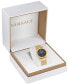 ფოტო #4 პროდუქტის Women's Swiss Regalia Gold Ion Plated Mesh Bracelet Watch 34mm
