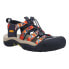 Фото #2 товара Keen Outdoor Afro X Newport Graphic Sport Strappy Womens Blue, Orange Casual Sa