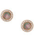 ფოტო #1 პროდუქტის Val Gray Mother of Pearl Glitz Studs